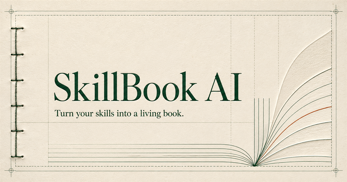 스킬북 (SkillBook AI) Showcase